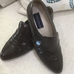 Giorgio Brutini Men's Rich Wine Leather Cuban Heel Slip-Ons